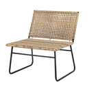 Bloomingville - Vallone Loungestol Polyrattan Natur 79 cm, 2 stk