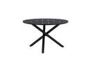 Venture Home - Alma rundt spisebord, sort, Ø120 cm