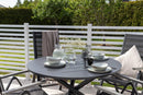 Venture Home - Alma rundt spisebord, sort, Ø120 cm