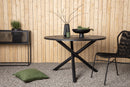 Venture Home - Alma rundt spisebord, sort, Ø120 cm