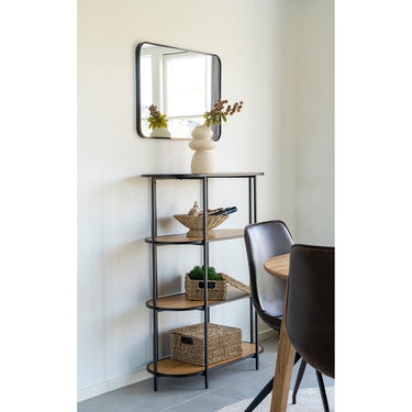 House Nordic - Madrid Spejl - Sort - 50x70 cm - Bolig og Haven