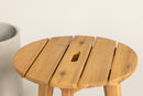 Venture Home - Chania sidebord. Ø40cm - Akacietræ