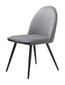 Minto Spisebordsstol, Grå, 50x64x85 cm, Sæt af 2