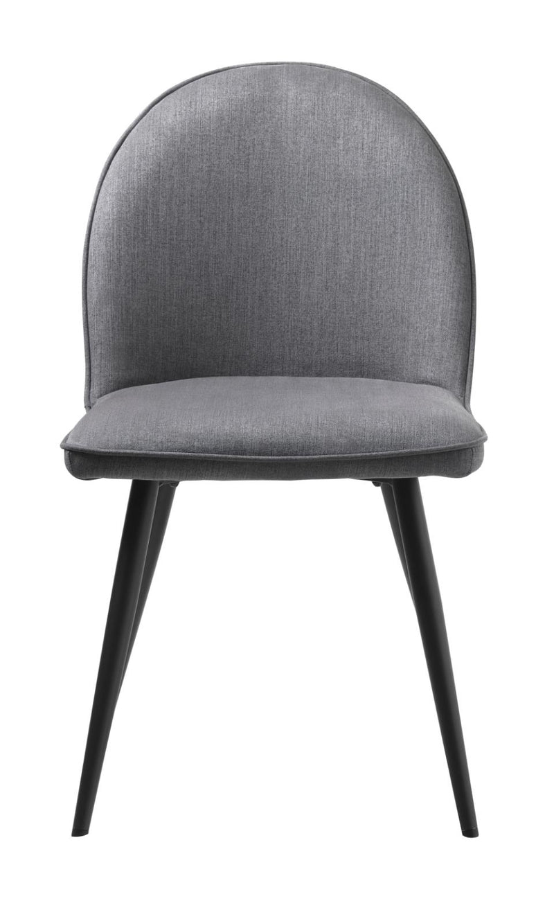 Minto Spisebordsstol, Grå, 50x64x85 cm, Sæt af 2