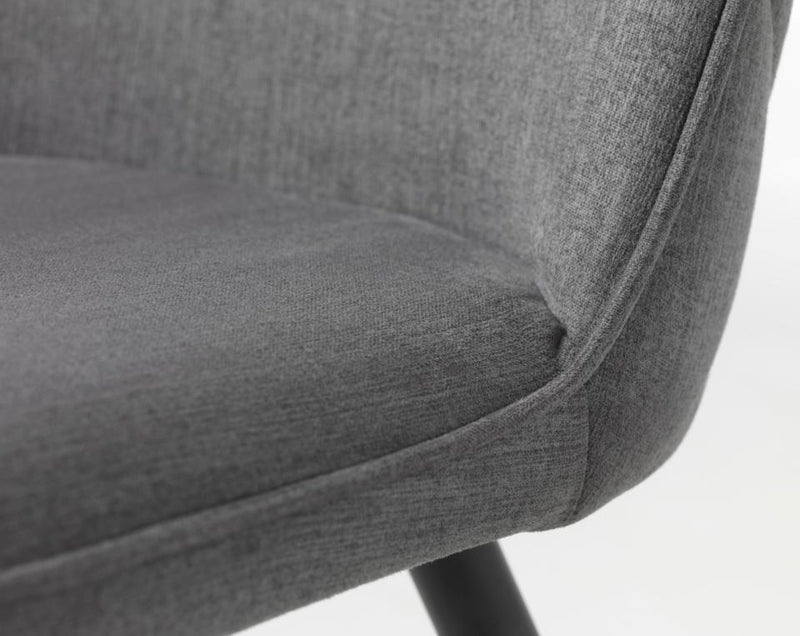 Minto Spisebordsstol, Grå, 50x64x85 cm, Sæt af 2