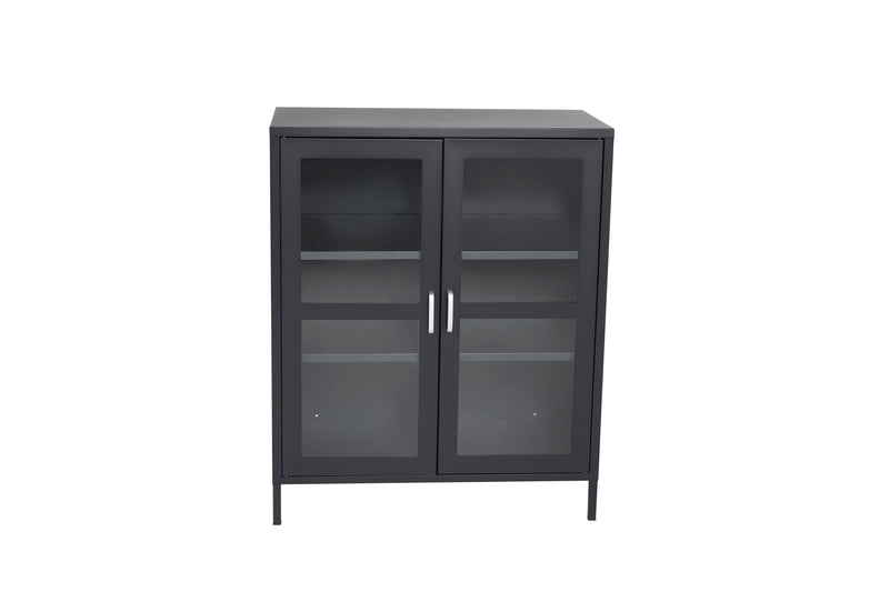 Venture Home - Acero - Skab, sort, 97x80x43cm