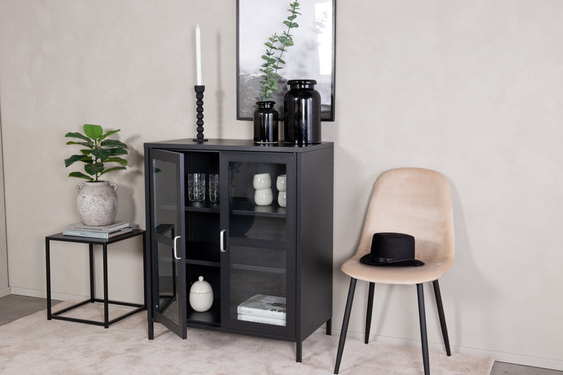 Venture Home - Acero - Skab, sort, 97x80x43cm