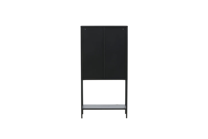 Venture Home - Misha - Vitrineskab, sort, 150x75x35cm