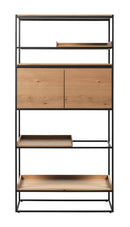 Rivoli Bogreol Naturlig Eg, 90x38x180 cm