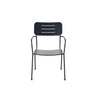 Venture Home Nicke Dining Chair W. Armrest 2-pack - Black Steel - Bolig og Haven