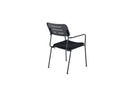 Venture Home Nicke Dining Chair W. Armrest 2-pack - Black Steel - Bolig og Haven