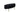 Venture Home Otto puf – Sort fløjl med messingben – 100×40×41 cm - Bolig og Haven