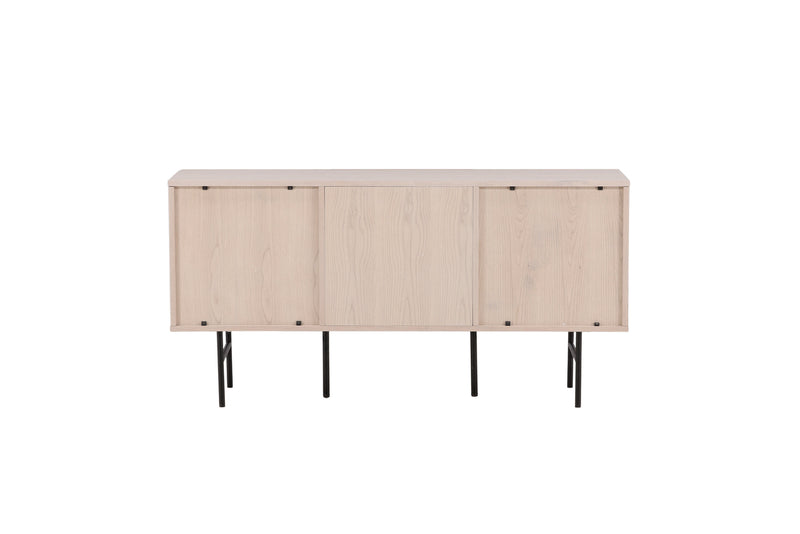 Vind - Björkön, Skænk – Hvidvasket / Finér, 150x75x42cm