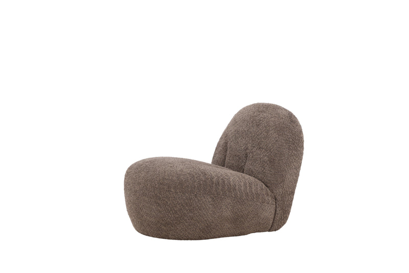 Venture Home - Omaha loungestol – Mørkegrå boucle – 65×84×61 cm