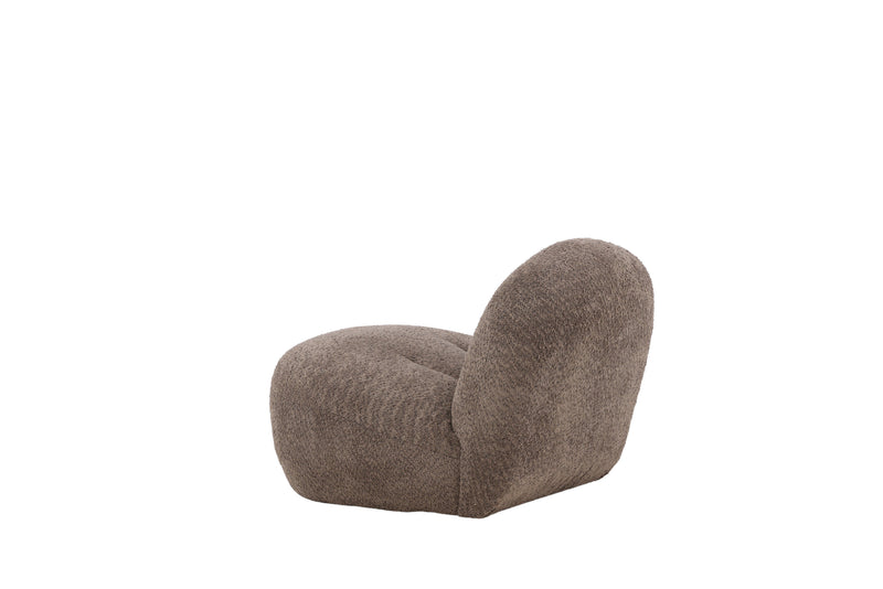 Venture Home - Omaha loungestol – Mørkegrå boucle – 65×84×61 cm