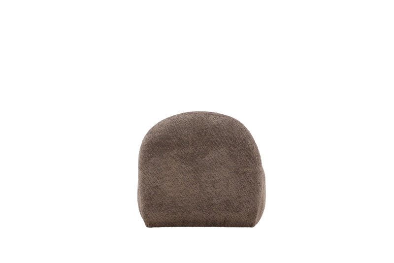 Venture Home - Omaha loungestol – Mørkegrå boucle – 65×84×61 cm