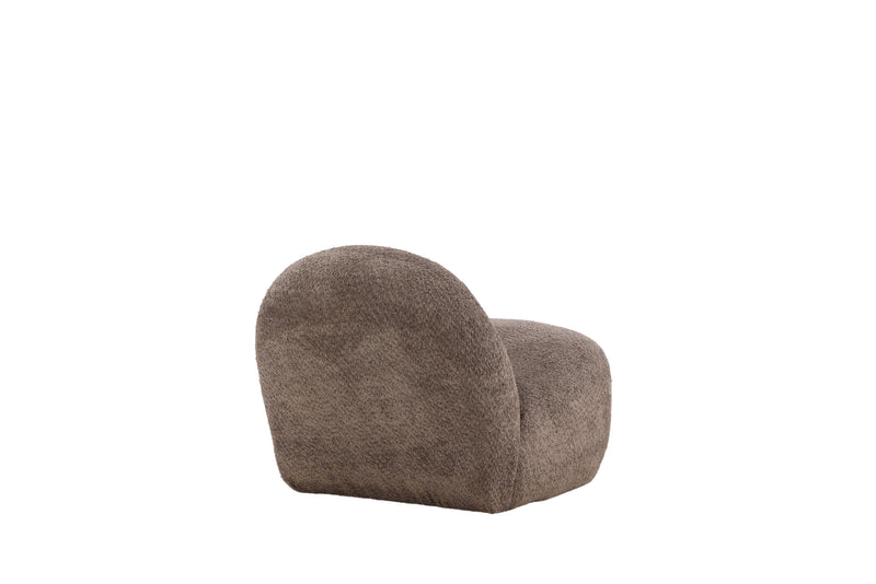Venture Home - Omaha loungestol – Mørkegrå boucle – 65×84×61 cm