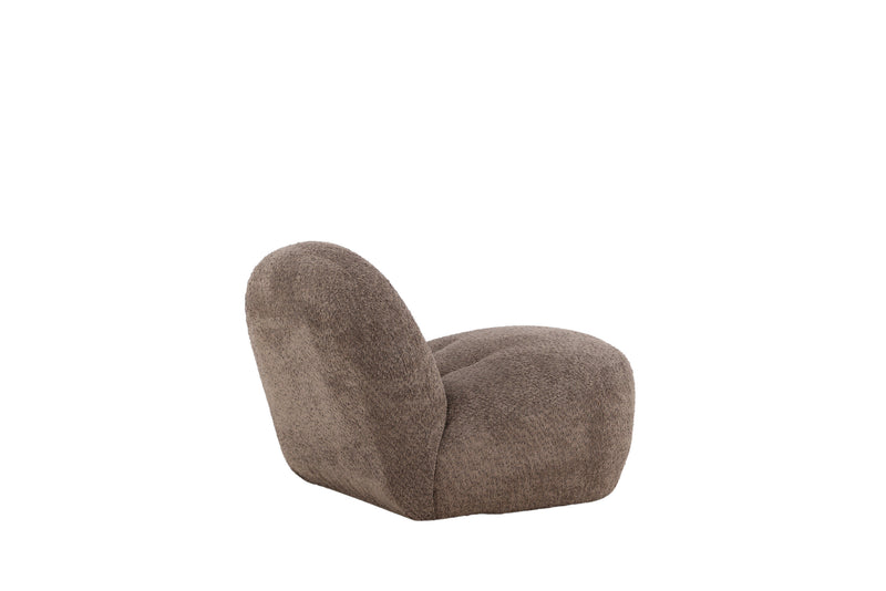 Venture Home - Omaha loungestol – Mørkegrå boucle – 65×84×61 cm