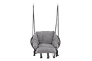 Venture Home Hamtic Swing Steel/Fabric - Grey / w pillows - Bolig og Haven
