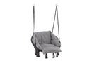Venture Home Hamtic Swing Steel/Fabric - Grey / w pillows - Bolig og Haven