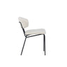 Venture Home Chico Dining Chair 2-pack - Black / White Boucle - Bolig og Haven