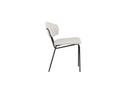 Venture Home Chico Dining Chair 2-pack - Black / White Boucle - Bolig og Haven