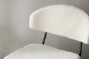 Venture Home Chico Dining Chair 2-pack - Black / White Boucle - Bolig og Haven