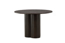 Venture Home - Olivia Rundt Spisebord – Mocca MDF med finer, Ø110 cm