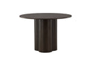 Venture Home - Olivia Rundt Spisebord – Mocca MDF med finer, Ø110 cm