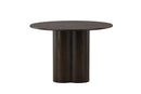 Venture Home - Olivia Rundt Spisebord – Mocca MDF med finer, Ø110 cm
