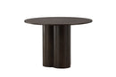 Venture Home - Olivia Rundt Spisebord – Mocca MDF med finer, Ø110 cm