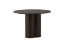 Venture Home - Olivia Rundt Spisebord – Mocca MDF med finer, Ø110 cm
