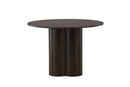 Venture Home - Olivia Rundt Spisebord – Mocca MDF med finer, Ø110 cm