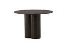 Venture Home - Olivia Rundt Spisebord – Mocca MDF med finer, Ø110 cm