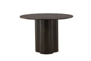 Venture Home - Olivia Rundt Spisebord – Mocca MDF med finer, Ø110 cm