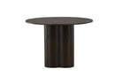Venture Home - Olivia Rundt Spisebord – Mocca MDF med finer, Ø110 cm