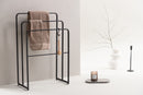 Venture Home - Håndklædestativ, Sort metal,84x54cm