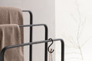 Venture Home - Håndklædestativ, Sort metal,84x54cm