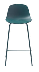 Whitby Barstol, Petrol Grøn-Blå - Sæt af 2