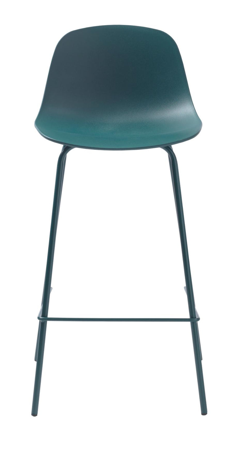 Whitby Barstol, Petrol Grøn-Blå - Sæt af 2