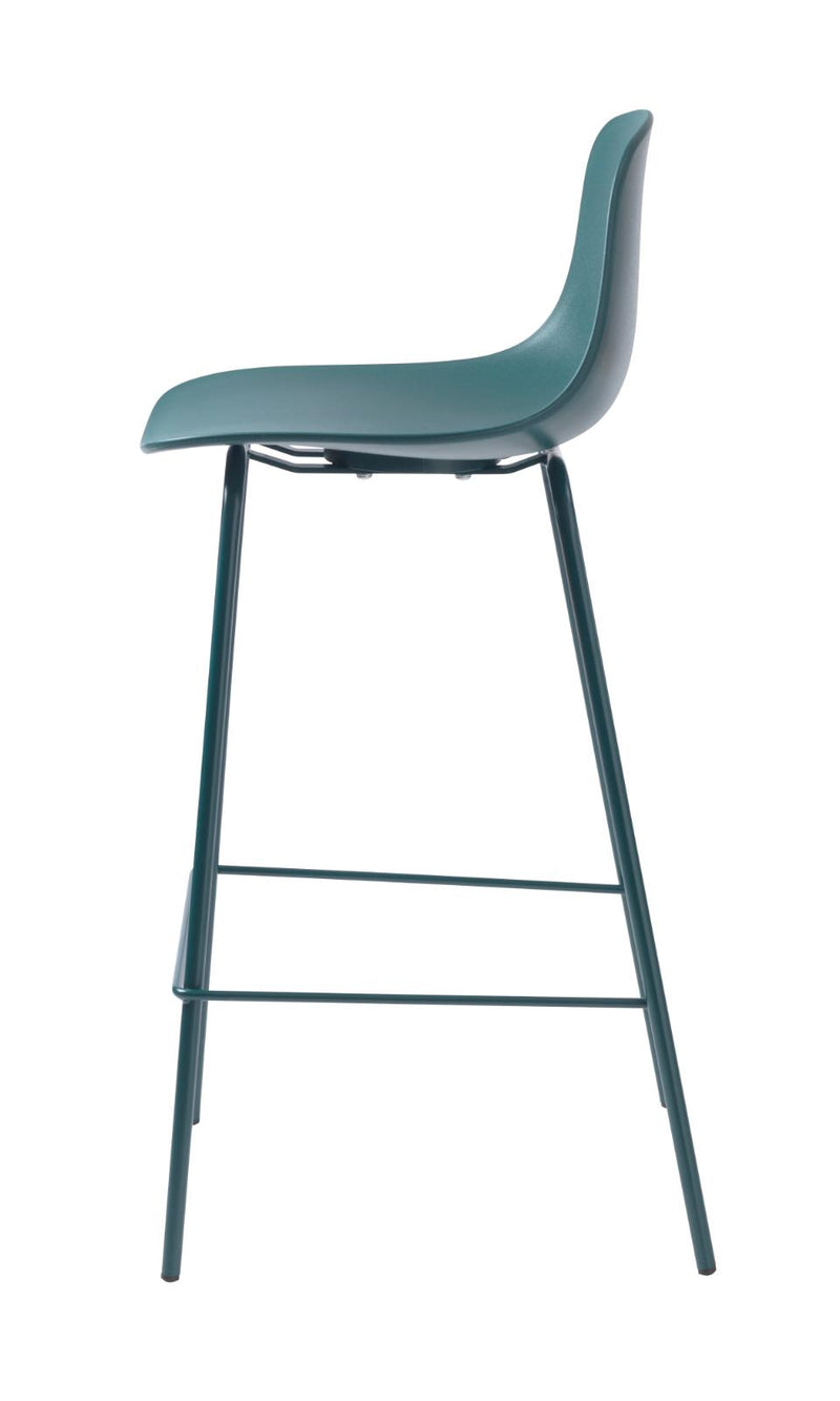 Whitby Barstol, Petrol Grøn-Blå - Sæt af 2