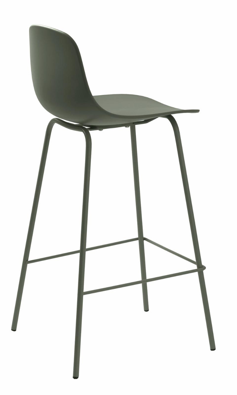 Whitby Barstol Olivengrøn - Sæt af 2