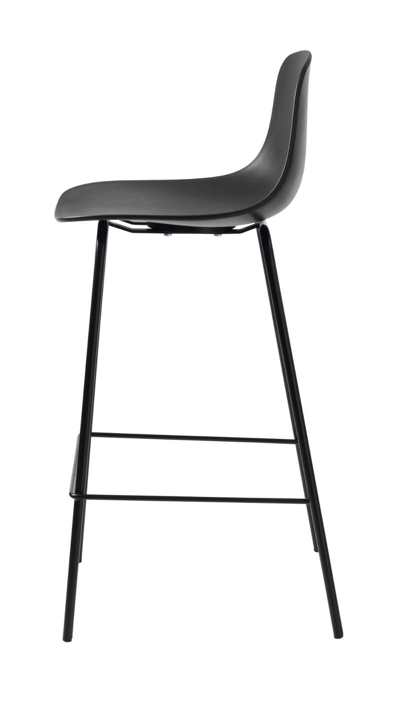 Whitby Barsto,l Sort - Sæt af 2