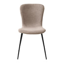 Delta Spisebordsstol Sand, 47,5x56x85 cm, Sæt af 2