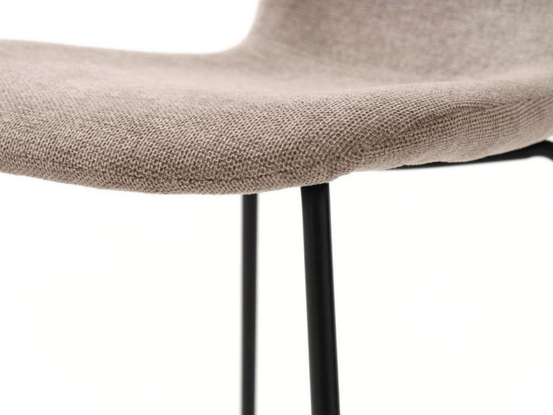 Delta Spisebordsstol Sand, 47,5x56x85 cm, Sæt af 2