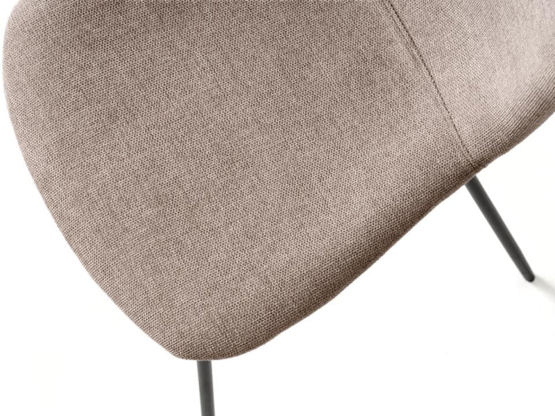 Delta Spisebordsstol Sand, 47,5x56x85 cm, Sæt af 2