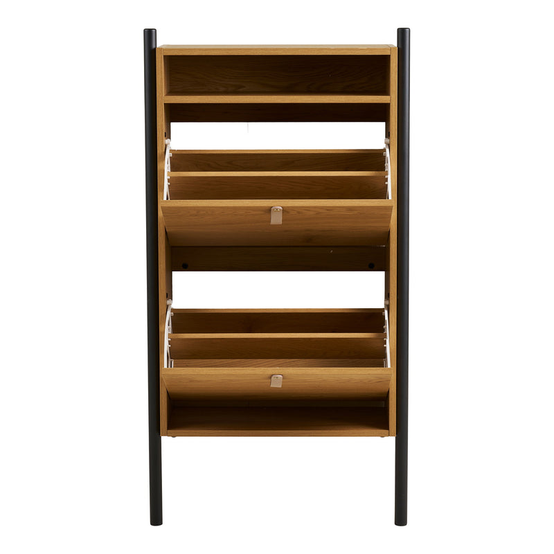 House Nordic - Barco skoskab – Egetræslook – 62×26×118 cm