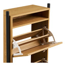 House Nordic - Barco skoskab – Egetræslook – 62×26×118 cm