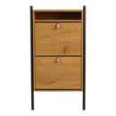 House Nordic - Barco skoskab – Egetræslook – 62×26×118 cm