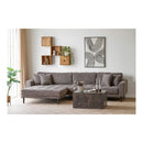 House Nordic - Townsville væghylde med skuffer – Eg – 18×30×30 cm